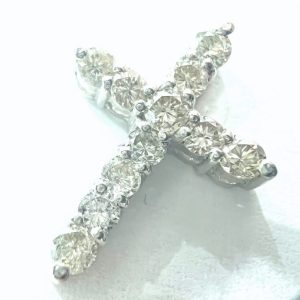 Pt900 メレダイヤ クロス トップ