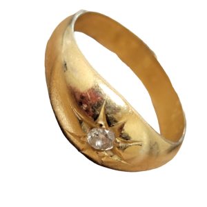 K18 ダイヤモンド リング  0.1ct