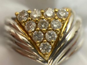 ダイヤ付きのリングお買取致しました買取専門店さすがや立川南口店です。