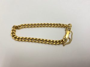 金のブレスお買取致しました買取専門店さすがや立川南口店です。