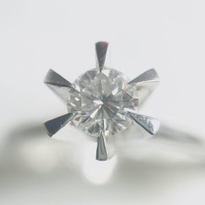 Pt900 ダイヤモンド 0.46Ct リング