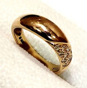 K18 メレダイヤリング 指輪 アクセサリー