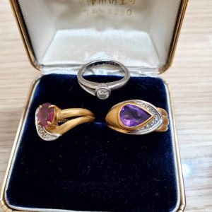 リング サファイヤ ルビー 金 K18 プラチナ ジュエリー 宝石