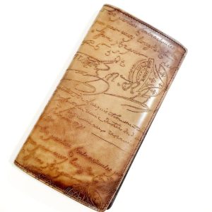 BERLUTI ベルルッティ サンタル スクリット レザー ジップロングウォレット