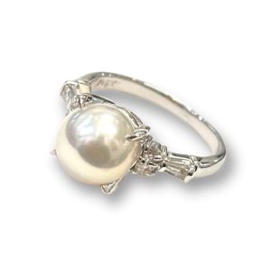 Pt900 パール リング