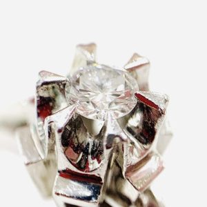 Pt850 0.38ct ダイヤモンド プラチナジュエリーリング