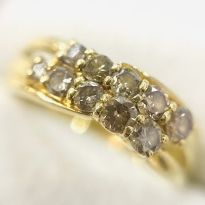 K18 メレダイヤリング 0.5ct