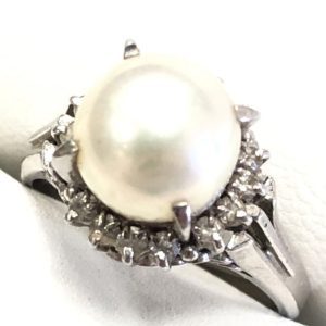 Pt850(プラチナ850) パールリング