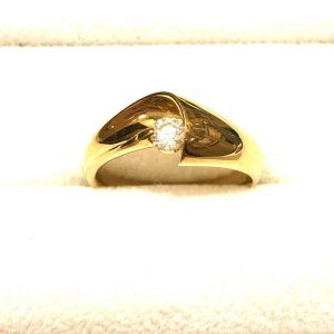 K18 18金 ダイヤモンド リング