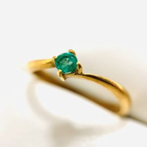 K18 (18金) エメラルド リング