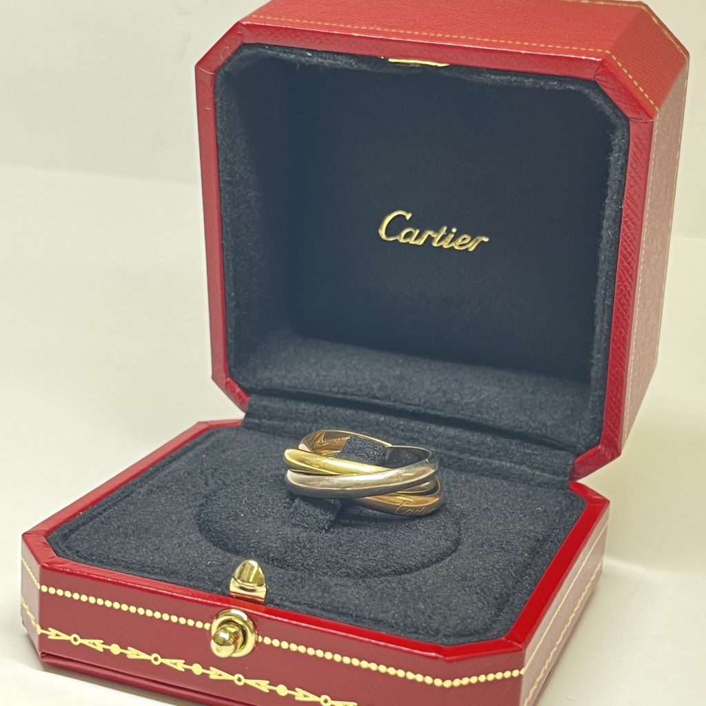 Cartier K18 トリニティリング アクセサリー