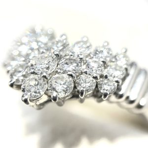 Pt900 メレダイヤリング 1.04ct