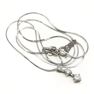 Pt850 ダイヤモンド ネックレス