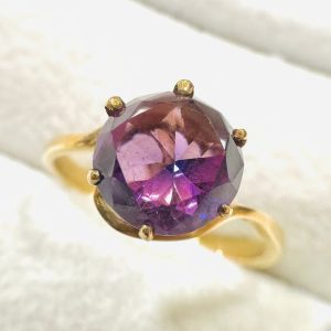 K18(18金) 石付きリング