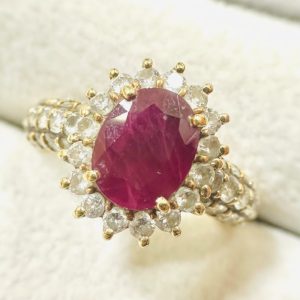 K18(18金) ルビーリング