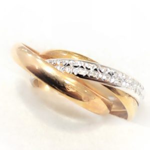 K18K18WG　18金　リング　ホワイトゴールド