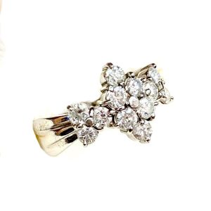 Pt900 メレダイヤ リング