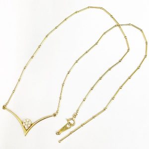 K18 壊れたネックレス アクセサリー
