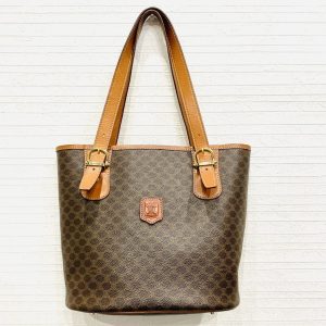 CELINE セリーヌ マカダム柄 トートバッグ