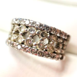 Pt900 （プラチナ） メレダイヤリング