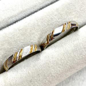 K18 Pt900 18金 プラチナ900 リング 指輪