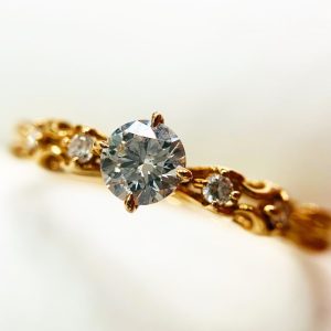 K18　ダイヤモンドリング