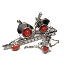 Pt900 プラチナ900 珊瑚 サンゴ カフス おまとめ