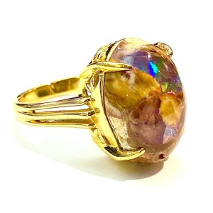 K18 カンテラオパール リング