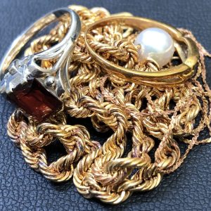 K14WGリング / K18ネックレス