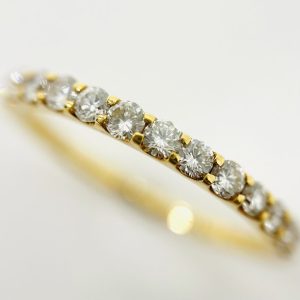 K18 メレダイヤ0.5ct付リング