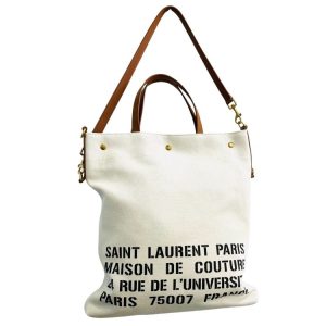 SAINT LAURENT サンローラン UNIVERSITE 折りたたみトートバッグ