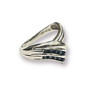 Pt850 サファイア リング