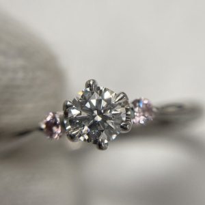 Pt900 0.2ct ダイヤモンドリング