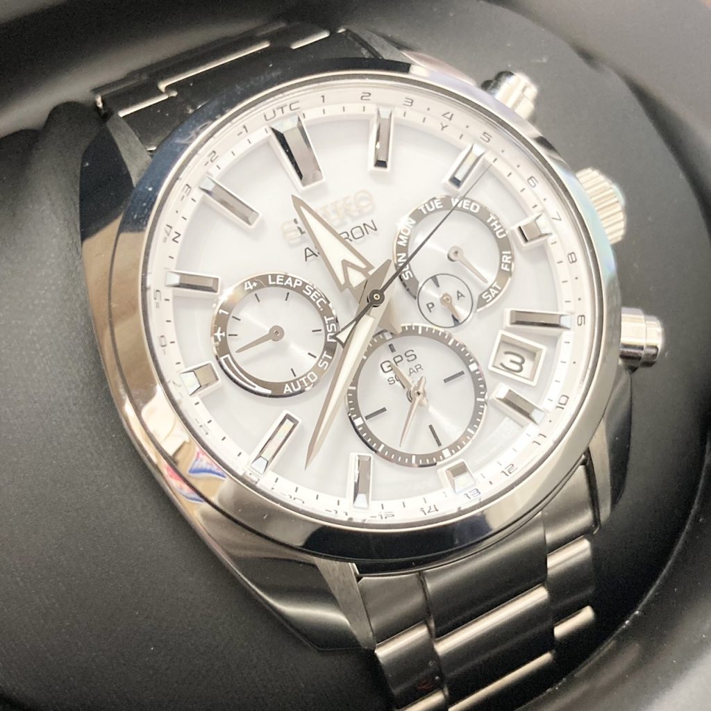 SEIKO ASTRON 白文字盤 SBXC047 5X53-0AJ0の買取実績 | 買取専門店さすがや 