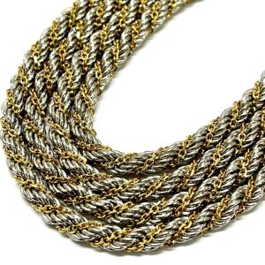 Pt850/K18 ネックレス