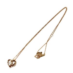 K18 メレダイヤ付きネックレス