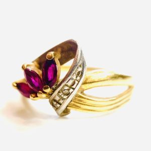 K18 Pt900 コンビリング アクセサリー