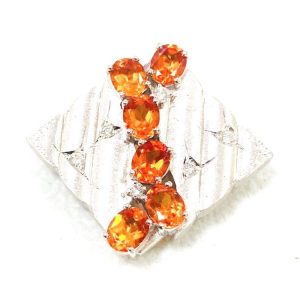 Pt900 ネックレストップ トパーズ メレダイヤ アクセサリー