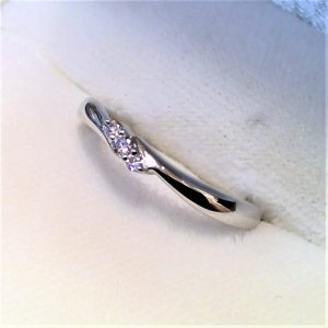 Pt900 メレダイヤ リング