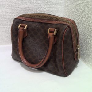 CELINE マカダム柄 ミニハンドバッグ