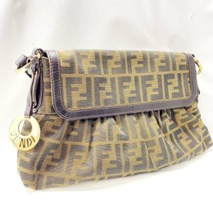 FENDI フェンディ ズッカ柄 ミニショルダーバッグ