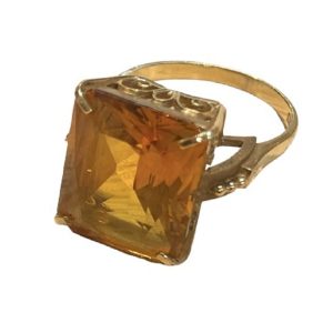 K18 シトリン リング