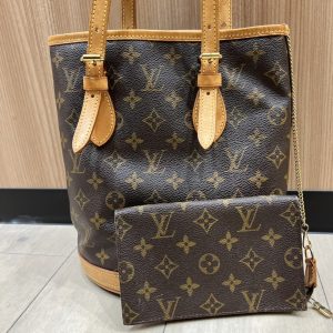 LOUIS VUITTON ルイヴィトン モノグラム ミニバケット トートバッグ