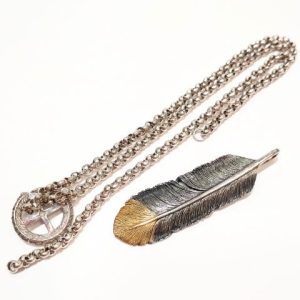 SAAD サード シルバーネックレス フェザートップ SV925