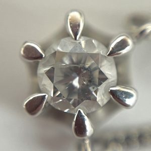 Pt900 ダイヤンド0.35ct付 ネックレス