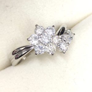 Pt900 ダイヤモンド リング