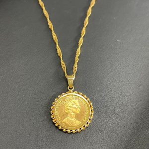 K22/K18 コインネックレス