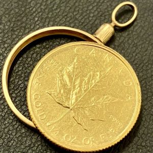 メイプルリーフ金貨 / K18枠