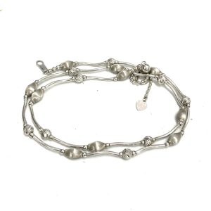 K18WG ホワイトゴールドネックレス