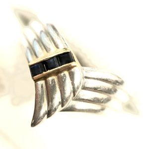 Pt900サファイアリング